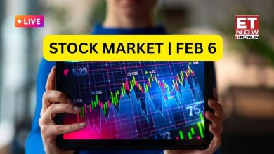 Stock Market Today LIVE | Feb 6: Sensex trades 400 pts higher from day’s low, Nifty 50 tests 25600; Nifty FMCG up over 1%