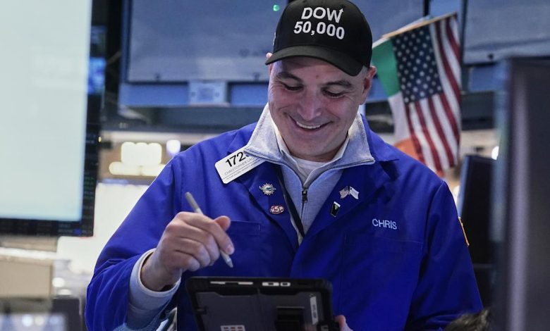 Dow, S&P 500, Nasdaq futures waver as Dow looks to keep rallying above 50,000