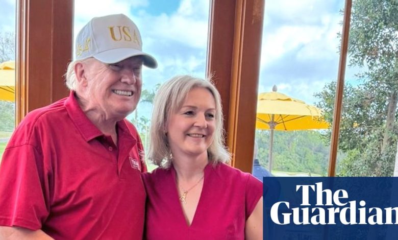 ‘Right about everything’: Liz Truss tweets photo of meeting with Trump | Liz Truss