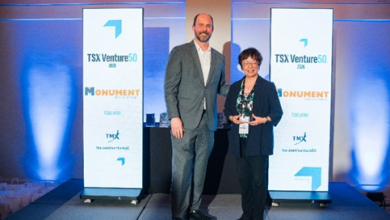Monument Mining Limited Recognized as Top 50 TSX Venture Company
