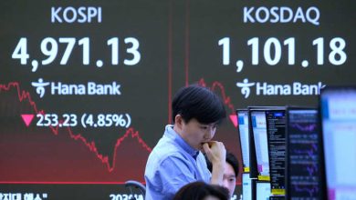 Bitcoin plunges up to 8% and South Korea’s Kospi sinks nearly 4% in the latest tech-led sell-off