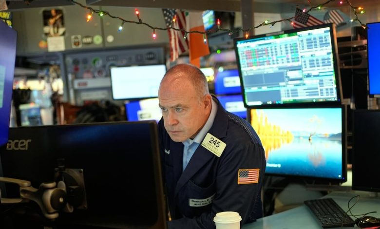 U.S. stock market drifting through mixed trading