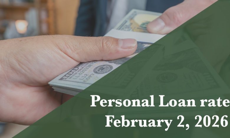 Personal loan APRs: Feb. 2, 2026