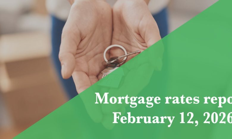Current mortgage rates report for Feb. 12, 2026