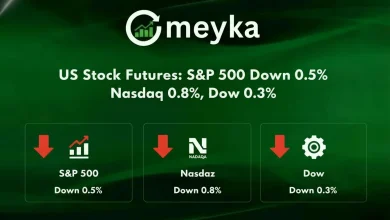 US Stock Futures Slide: S&P 500 Down 0.5%, Nasdaq 0.8%, Dow 0.3%