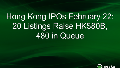 Hong Kong IPOs February 22: 20 Listings Raise HKB, 480 in Queue