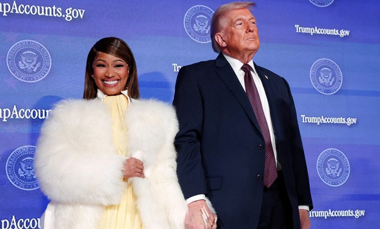Nicki Minaj says President Trump inspired her interest in politics
