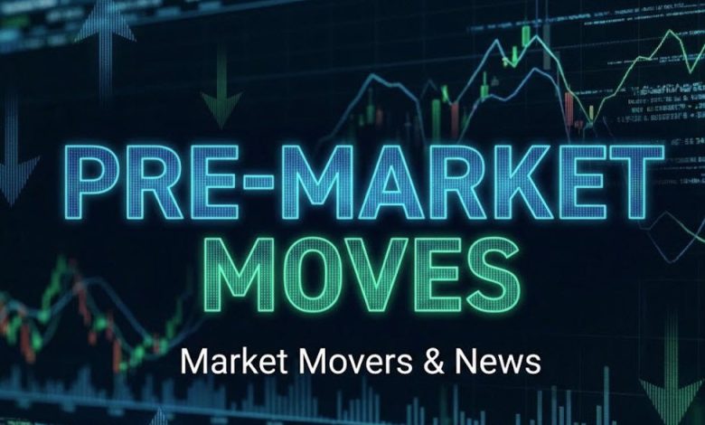 US stock market futures point to a flat open but there are some market movers