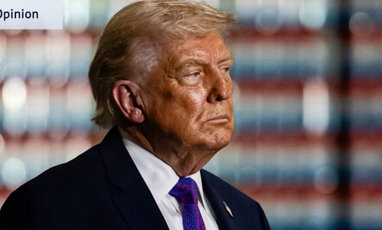 Trump is floundering as he looks to chicken out