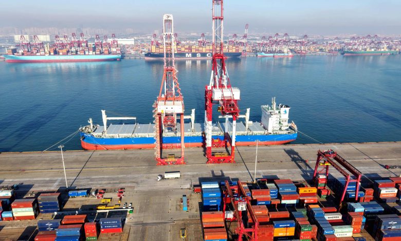 China exports sharply beat expectations in the first two months as trade surplus surges to highest on record