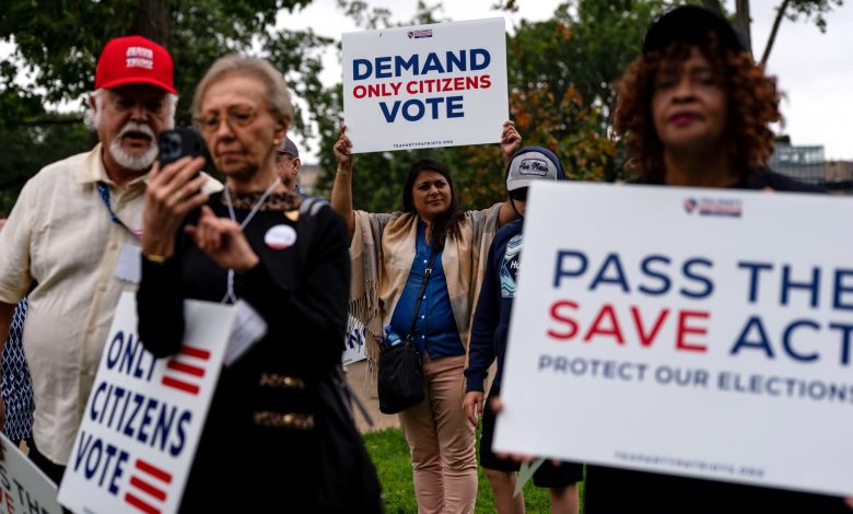 Senate Democrats oppose SAVE America Act ahead of Republican vote Senate Democrats oppose SAVE America Act ahead of Republican vote