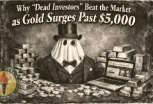 Why “Dead Investors” Beat the Market as Gold Surges Past ,000