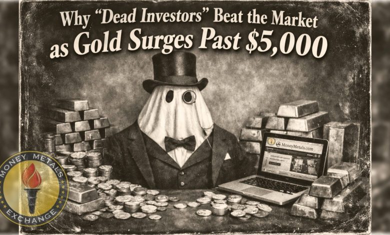 Why “Dead Investors” Beat the Market as Gold Surges Past ,000