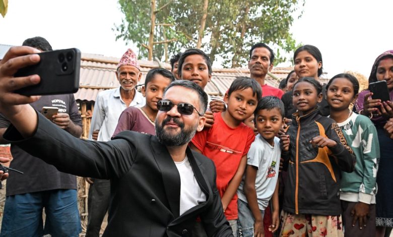 Former rapper’s fledgling political party sweeps Nepal’s first post-revolt election