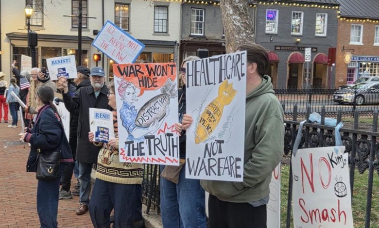 Anti-Iran war protest held in Leesburg | Politics & Government