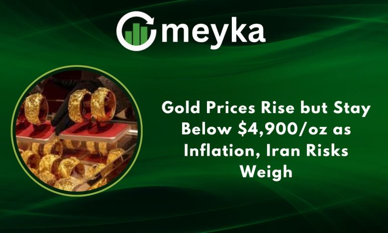 Gold Prices Rise but Stay Below ,900/oz as Inflation, Iran Risks Weigh