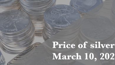 Current price of silver as of Tuesday, March 10, 2026