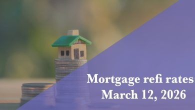 Current refi mortgage rates report for March 12, 2026