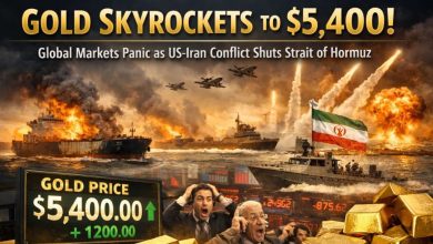 Gold Skyrockets to ,400: Global Markets Panic as US-Iran Conflict Shuts Strait of Hormuz