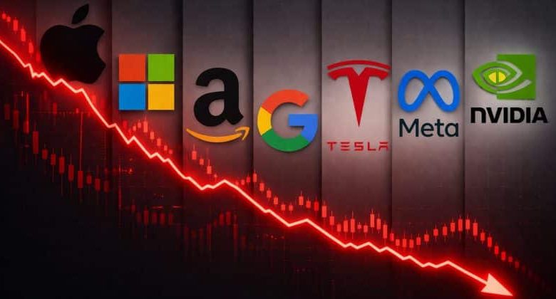 Tech stocks lead Friday selloff as crypto breaks lower and gold and silver spike Tech stocks lead Friday selloff as crypto breaks lower and gold and silver spike