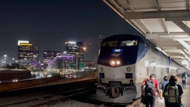 Midnight train from Georgia: A view of America from the tracks as airports struggle in the shutdown