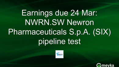 Earnings due 24 Mar: NWRN.SW Newron Pharmaceuticals S.p.A. (SIX) pipeline test
