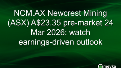 NCM.AX Newcrest Mining (ASX) A.35 pre-market 24 Mar 2026: watch earnings-driven outlook