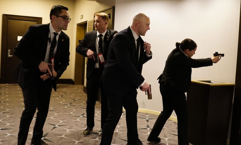Scenes from the White House Correspondents’ Dinner shooting