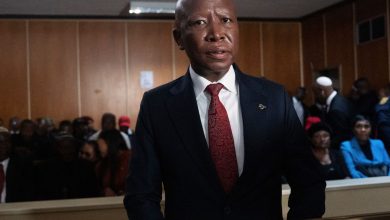 South African politician Julius Malema jailed for 5 years for firing rifle shots at rally :: WRAL.com