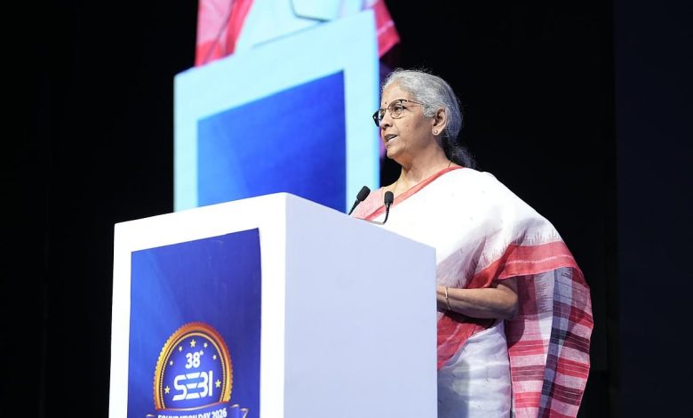 FM Sitharaman urges Sebi to strengthen corporate, municipal bond markets
