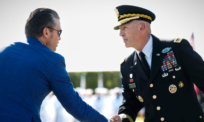 Hegseth ousts top Army officer, expanding purge