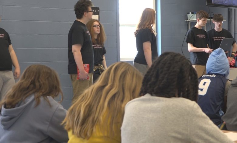 Hermon High students teach financial literacy to elementary schoolers during Financial Literacy Month