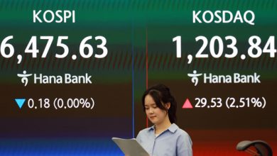 Kospi closes flat as defense stocks offset tech declines amid Middle East tensions