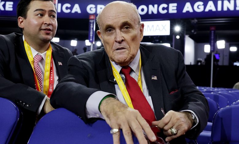 Rudy Giuliani in critical condition in hospital, Trump says
