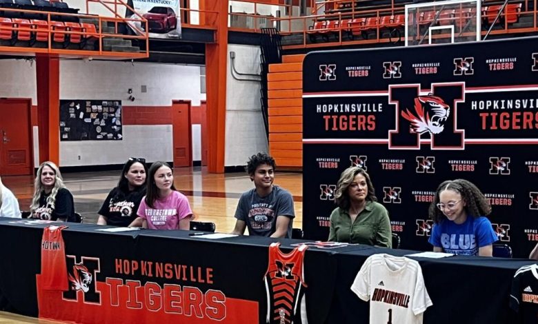 Four Hopkinsville standouts ink collegiate futures | Sports