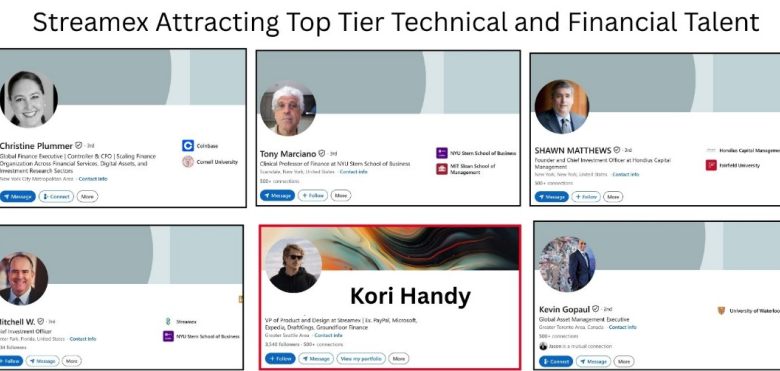 [Video Enhanced] Streamex Adds Microsoft and PayPal Lead Product Designer to High-Level Talent Roster