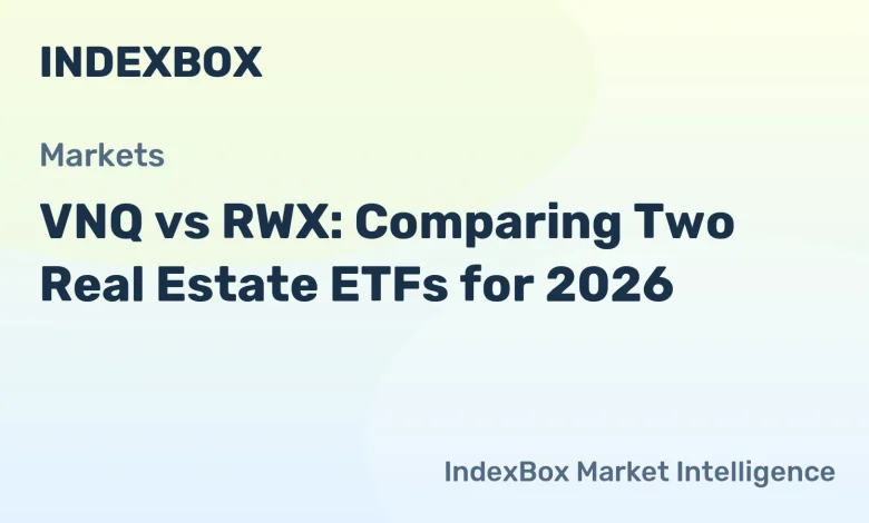 VNQ vs RWX: Cost, Performance, and Portfolio Comparison of Real Estate ETFs – News and Statistics