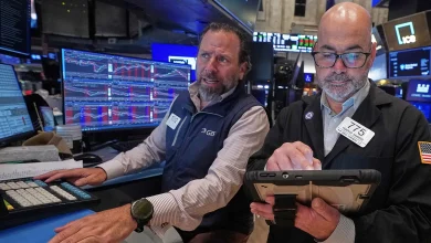 U.S. stocks slide from records as bond market rattles