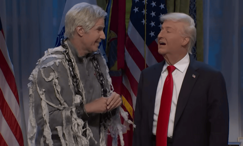 Jeffrey Epstein ‘Ghost’ Shows Donald Trump the ‘Future’ on ‘SNL’ Jeffrey Epstein ‘Ghost’ Shows Donald Trump the ‘Future’ on ‘SNL’