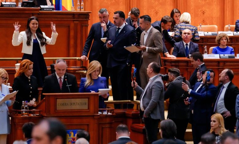 Romania’s pro-European coalition collapses after prime minister fails a no-confidence vote