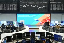Global shares stumble while bond yields climb on inflation worries