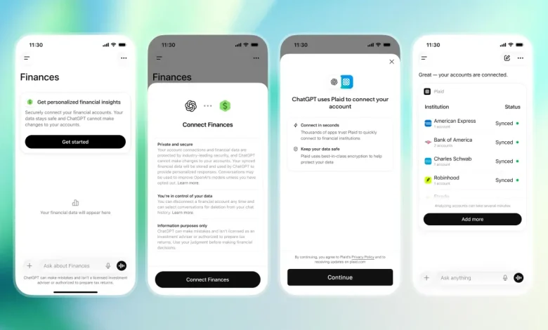 OpenAI announces personal finance tools in ChatGPT for power users OpenAI announces personal finance tools in ChatGPT for power users