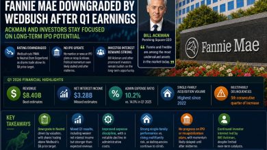 Fannie Mae Downgraded by Wedbush After Q1; Ackman and Investors Stay Focused on Long-Term IPO Potential