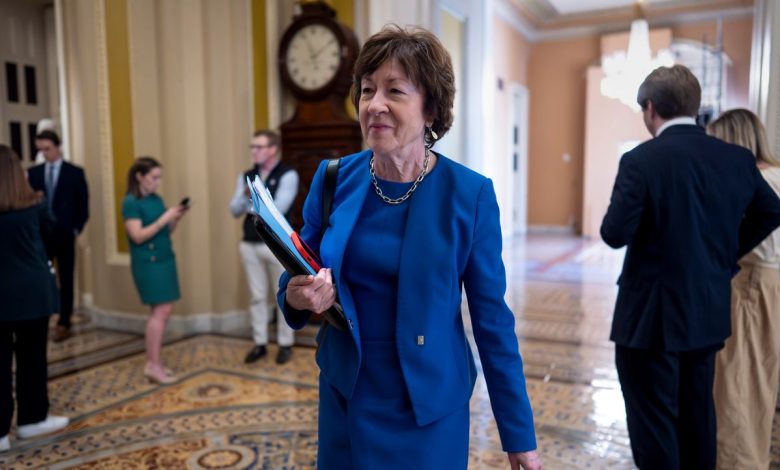 Republican Sen. Susan Collins discloses her longtime tremor