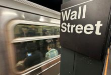 US futures gain and Asian shares slip as oil prices fall back