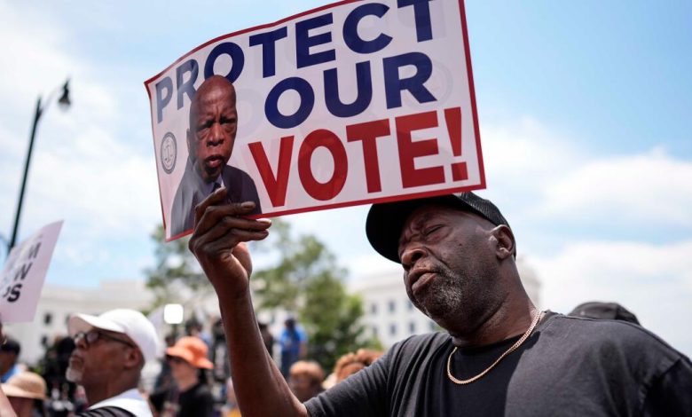In Montgomery, thousands rally to defend voting rights In Montgomery, thousands rally to defend voting rights