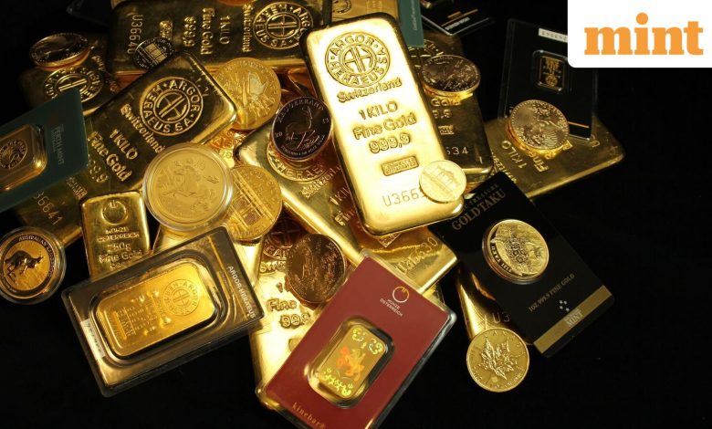 Gold, silver rates today: Comex gold tumbles /oz; silver drops .5 amid firm dollar, inflation fears