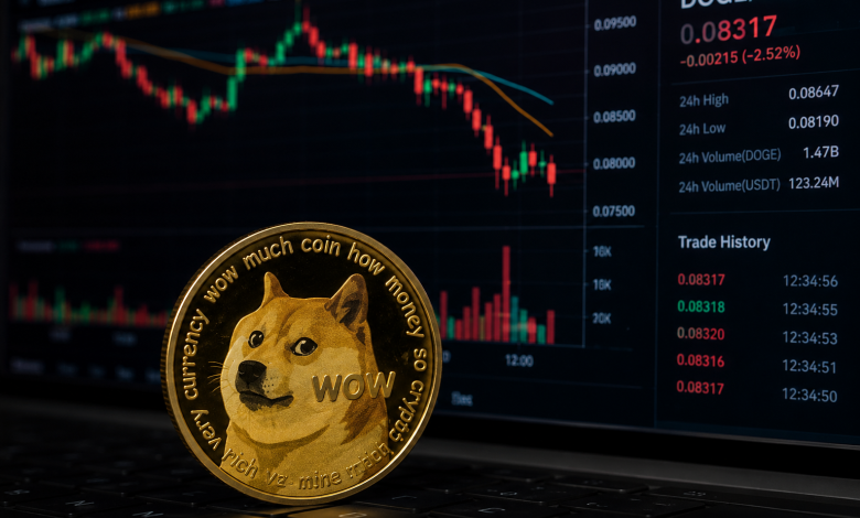 Dogecoin plunges 25% in a week as bearish pressure grips crypto