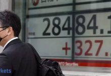 Global Market Today: Asian stocks ease from record highs, oil steadies
