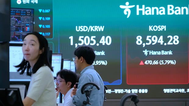 Global stocks soar and oil prices drop as U.S., Iran reach tentative deal to end war Global stocks soar and oil prices drop as U.S., Iran reach tentative deal to end war